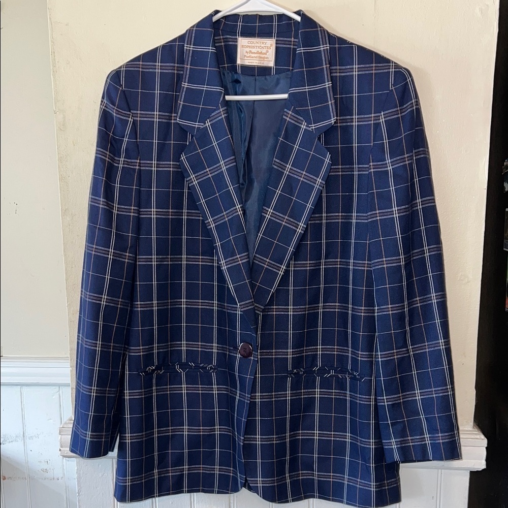 Pendleton Vintage Women’s Plaid Country Sophisticates Blazer